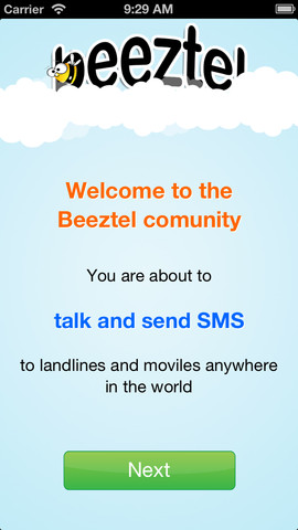 برنامج المكالمات المجانية Beeztel: Free Calls & SMS