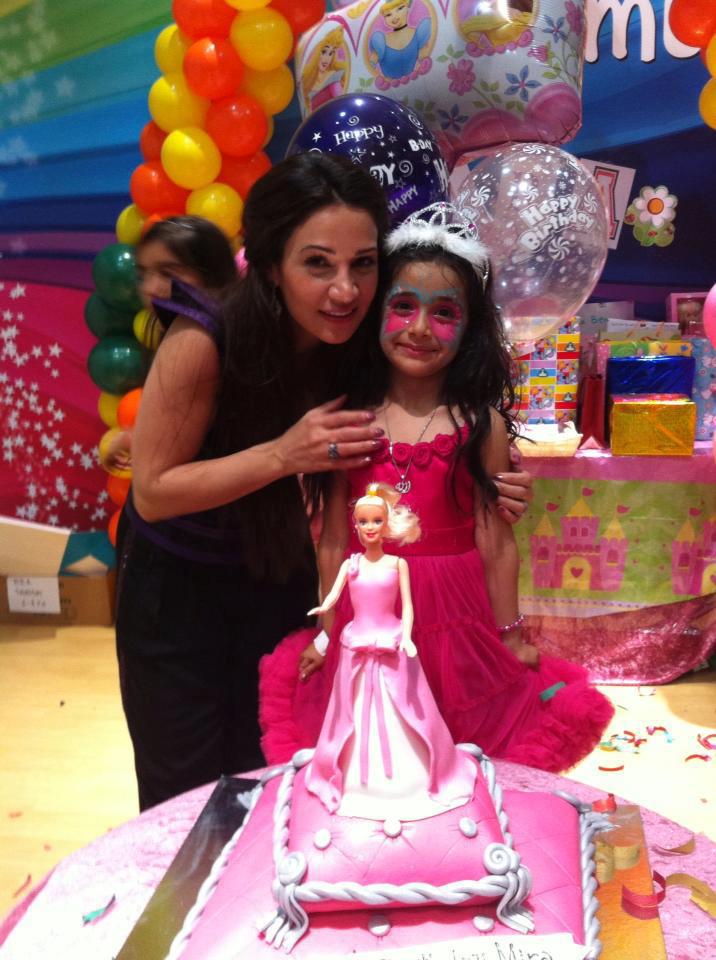بالصور.. ديانا حداد تحتفل بعيد ميلاد ابنتها ميرا الخامس