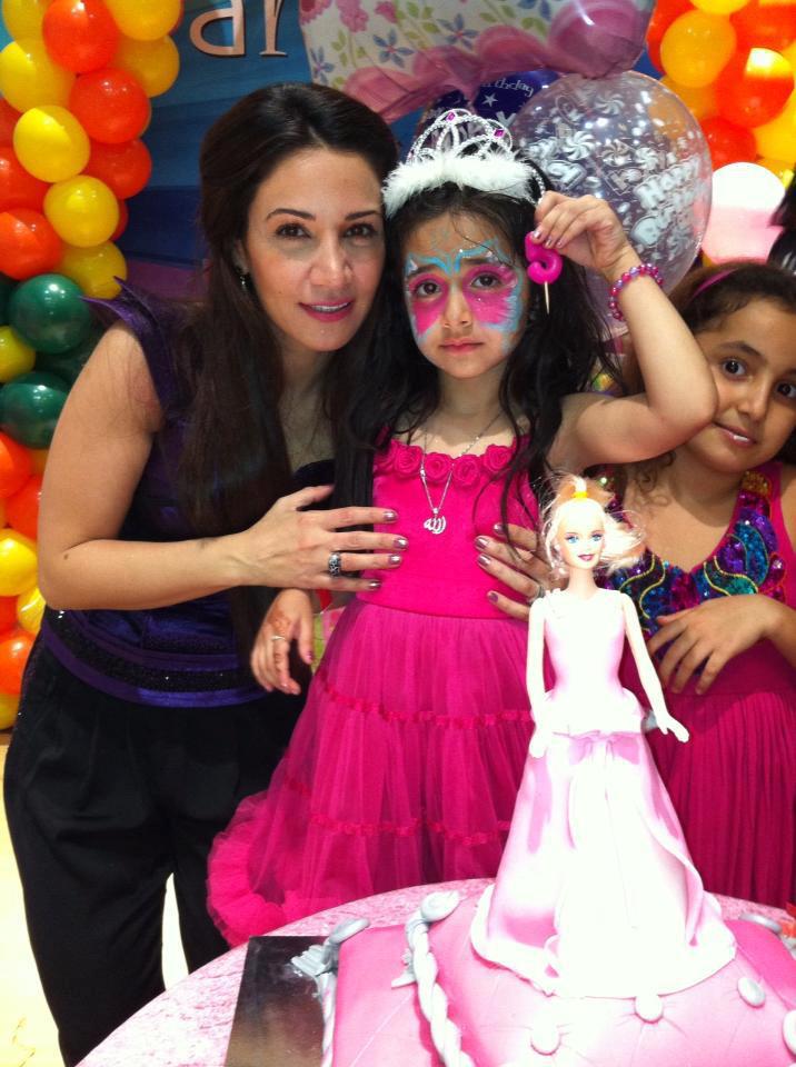 بالصور.. ديانا حداد تحتفل بعيد ميلاد ابنتها ميرا الخامس