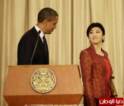 بالصور اوباما يعاكس رئيسة وزراء تايلند , بالصور زوجته تغار غيرة النساء